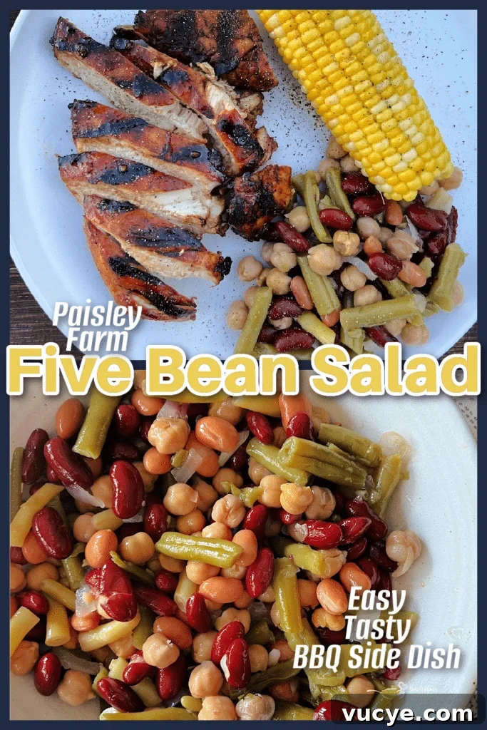 Sweet and Smoky Grilled Chicken Recipe for Weeknight Meals 19 Paisley Farm Five Bean Salad jar