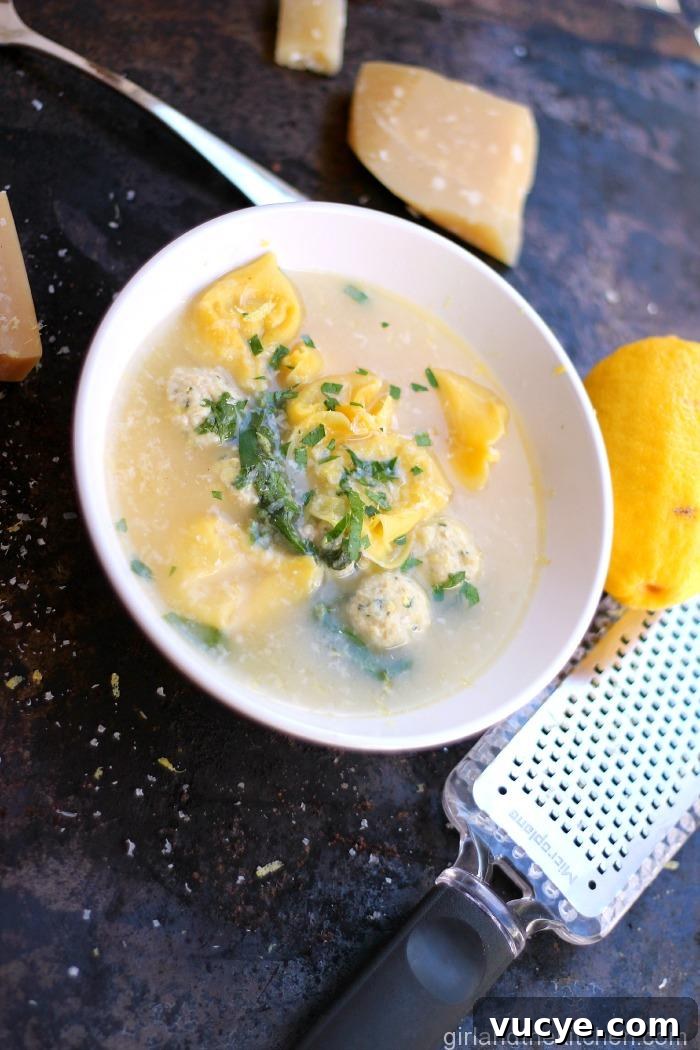 Tortellini en Brodo from the Girl and the Kitchen
