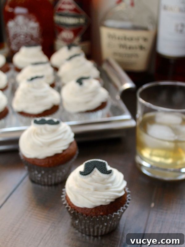 Mocha Cupcakes with Bourbon Frosting Mocha Cupcakes with Bourbon Frosting
