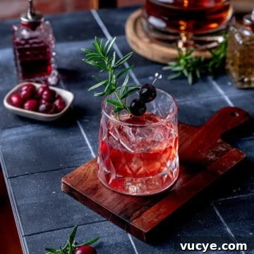 Spiced Cranberry Old Fashioned
