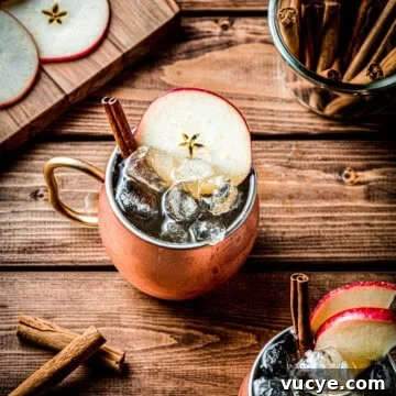 Spiced Apple Cider Moscow Mule