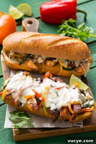 Chicken Parmesan Sliders Recipe: Crispy Mini Sandwiches for Parties 6 Fajita chicken cheesesteak sandwich with peppers and cheese.
