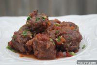 Osso Buco Meatballs Recipe: Braised Beef Meatballs in Rich Sauce