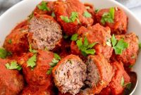 Paleo BBQ Slow-Cooker Meatballs Recipe