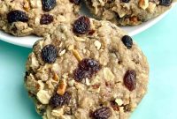 Bakery-Style Thick and Chewy Oatmeal Raisin Cookies